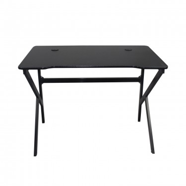 GAMING Γραφείο 100x60cm Μέταλλο Βαφή Μαύρο  100x60x75cm [-Μαύρο-] [-MDF - Κόντρα Πλακέ - Καπλαμάς - Νοβοπάν-, -Μέταλλο-] ΕΟ415