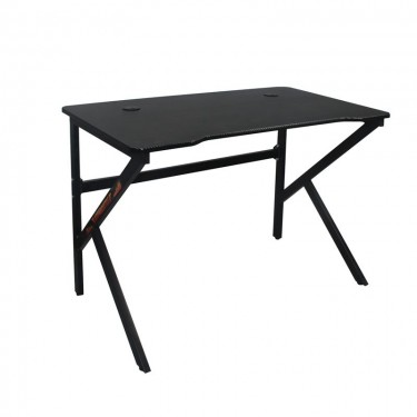 GAMING Γραφείο 100x60cm Μέταλλο Βαφή Μαύρο  100x60x75cm [-Μαύρο-] [-MDF - Κόντρα Πλακέ - Καπλαμάς - Νοβοπάν-, -Μέταλλο-] ΕΟ415