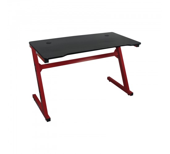 GAMING Γραφείο 120x60cm τ.Carbon Μέταλλο Βαφή Κόκκινο  120x60x75cm [-Κόκκινο-, -Μαύρο-] [-MDF - Κόντρα Πλακέ - Καπλαμάς - Νοβοπάν-, -Μέταλλο-] ΕΟ416,1