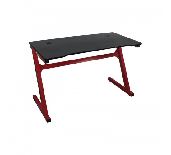 GAMING Γραφείο 120x60cm τ.Carbon Μέταλλο Βαφή Κόκκινο  120x60x75cm [-Κόκκινο-, -Μαύρο-] [-MDF - Κόντρα Πλακέ - Καπλαμάς - Νοβοπάν-, -Μέταλλο-] ΕΟ416,1