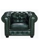 CHESTERFIELD Birmingham Πολυθρόνα Σαλονιού Καθιστικού,Δέρμα Antique Green  103x92x72cm [-Πράσινο-] [-Leather - Rubica Leather-] Ε9574,13