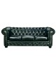 CHESTERFIELD Birmingham Kαναπές 3Θέσιος Σαλονιού Καθιστικού,Δέρμα Antique Green  201x92x74cm [-Πράσινο-] [-Leather - Rubica Leather-] Ε9574,33