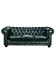 CHESTERFIELD Birmingham Kαναπές 3Θέσιος Σαλονιού Καθιστικού,Δέρμα Antique Green  201x92x74cm [-Πράσινο-] [-Leather - Rubica Leather-] Ε9574,33