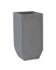 FLOWER POT-1 Cement Grey 35x35x80cm  35x35x80cm [-Γκρι-] [-Artificial Cement (Recyclable)-] Ε6300,B