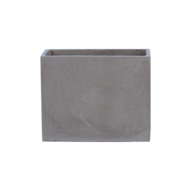FLOWER POT-2 Cement Grey 50x20x40cm  50x20x40cm [-Γκρι-] [-Artificial Cement (Recyclable)-] Ε6301,A