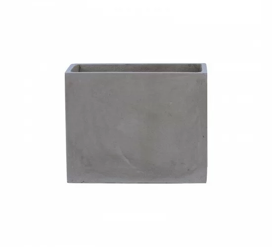 FLOWER POT-2 Cement Grey 50x20x40cm  50x20x40cm [-Γκρι-] [-Artificial Cement (Recyclable)-] Ε6301,A