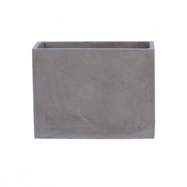 FLOWER POT-2 Cement Grey 60x30x45cm  60x30x45cm [-Γκρι-] [-Artificial Cement (Recyclable)-] Ε6301,B