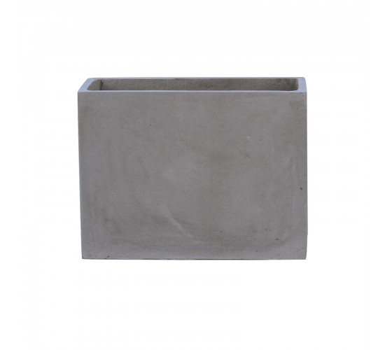 FLOWER POT-2 Cement Grey 60x30x45cm  60x30x45cm [-Γκρι-] [-Artificial Cement (Recyclable)-] Ε6301,B