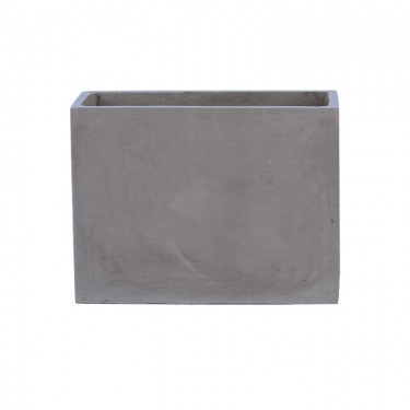 FLOWER POT-2 Cement Grey 60x30x45cm  60x30x45cm [-Γκρι-] [-Artificial Cement (Recyclable)-] Ε6301,B