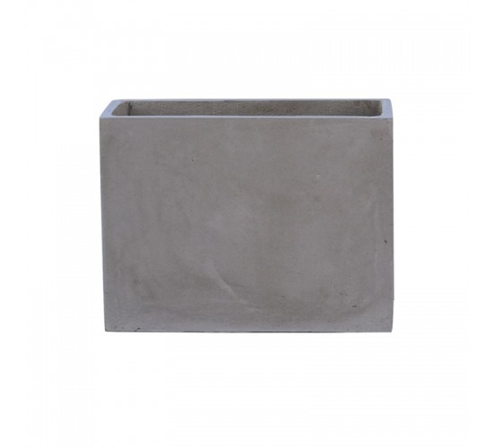 FLOWER POT-2 Cement Grey 60x30x45cm  60x30x45cm [-Γκρι-] [-Artificial Cement (Recyclable)-] Ε6301,B