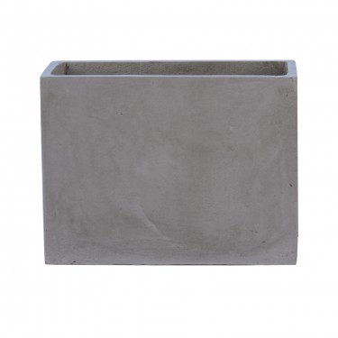 FLOWER POT-2 Cement Grey 70x40x50cm  70x40x50cm [-Γκρι-] [-Artificial Cement (Recyclable)-] Ε6301,C