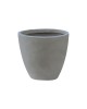 FLOWER POT-3 Cement Grey Φ35x32cm  Φ35x32cm [-Γκρι-] [-Artificial Cement (Recyclable)-] Ε6302,A