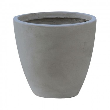 FLOWER POT-3 Cement Grey Φ53x47cm  Φ53x47cm [-Γκρι-] [-Artificial Cement (Recyclable)-] Ε6302,C