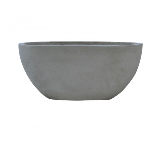 FLOWER POT-4 Cement Grey 76x34x32cm  76x34x32cm [-Γκρι-] [-Artificial Cement (Recyclable)-] Ε6303,B