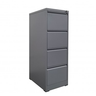ΦΟΡΙΑΜΟΣ Αρχειοθέτησης Γραφείου 4 Συρτάρια, Μέταλλο Βαφή Γκρι H.133cm  46x62x133cm [-Γκρι-] [-Μέταλλο-] Ε6011,41