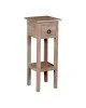 CLASSIC Stand - Τραπεζάκι Βοηθητικό Η.65cm, 1 Συρτάρι, Ξύλο Ακακία Φυσικό  25x25 H.65cm [-Φυσικό-] [-Ξύλο-] ΕΑ730,1
