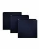 FLOWER POT-13 Set 3 τεμαχίων Απόχρωση Black  61x26x61   71x31x71   81x36x81 [-Μαύρο-] [-Artificial Cement (Recyclable)-] Ε6312,S