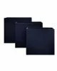 FLOWER POT-13 Set 3 τεμαχίων Απόχρωση Black  61x26x61   71x31x71   81x36x81 [-Μαύρο-] [-Artificial Cement (Recyclable)-] Ε6312,S