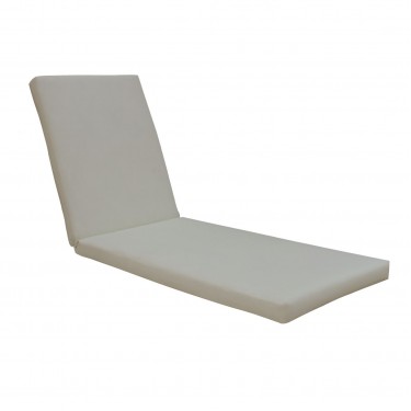 SUNLOUNGER Μαξιλάρι Ξαπλώστρας Ύφασμα Sandy Water Repellent, Foam Polyester Φερμουάρ-Velcro  196(78 118)x60x7cm [-Γκρι-] [-Ύφασμα-] Ε2017,7