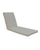 SUNLOUNGER Μαξιλάρι Ξαπλώστρας Ύφασμα Sandy Water Repellent, Foam Polyester Φερμουάρ-Velcro  196(78 118)x60x7cm [-Γκρι Ανοιχτό-] [-Ύφασμα-] Ε2017,7