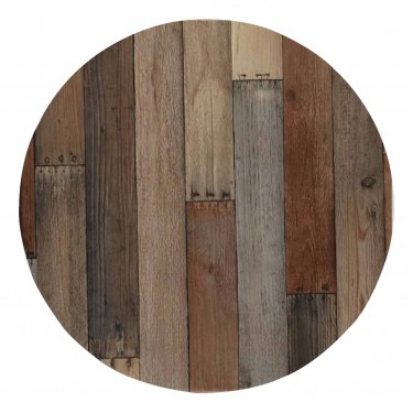 Contract Sliq Smooth Supreme Επιφάνεια Τραπεζιού τ.Werzalit Απόχρωση Apple Crates  Φ60cm/16mm [-Καρυδί-, -Φυσικό-] [-Melamine Laminated-] Ε100,61