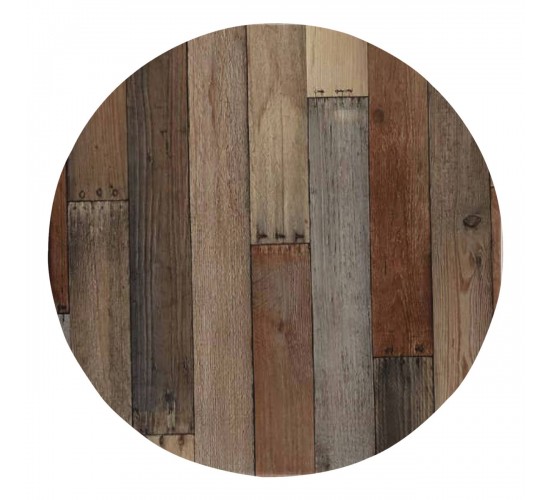 Contract Sliq Smooth Supreme Επιφάνεια Τραπεζιού τ.Werzalit Απόχρωση Apple Crates  Φ60cm/16mm [-Καρυδί-, -Φυσικό-] [-Melamine Laminated-] Ε100,61