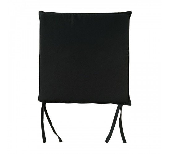 SALSA Μαξιλάρι καρέκλας (2cm) Μαύρο  43x44x3cm [-Μαύρο-] [-Ύφασμα-] Ε241,Μ1