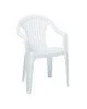 INTEX Πολυθρόνα Κήπου Στοιβαζόμενη, PP Άσπρο  54x53x78cm [-Άσπρο-] [-PP - PC - ABS-] Ε308,2