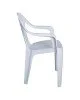 INTEX Πολυθρόνα Κήπου Στοιβαζόμενη, PP Άσπρο  54x53x78cm [-Άσπρο-] [-PP - PC - ABS-] Ε308,2
