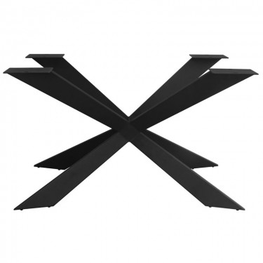 TORSEN Βάση Τραπεζιού Μέταλλο Βαφή Μαύρο  115x65x71cm [-Μαύρο-] [-Μέταλλο-] ΕΜ823,Β