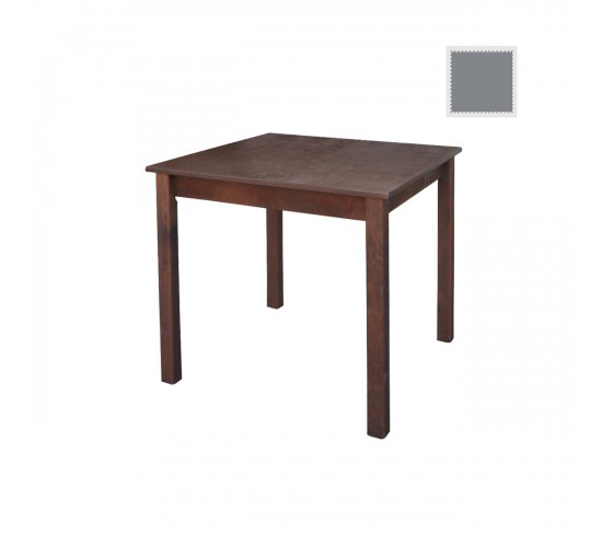 Ταβέρνας Τραπέζι Λυόμενο Οξιά - Κόντρα Πλακέ, Βαφή Εμποτισμού Λάκα Γκρι  70x70x75cm [-Άσπρο-] [-Ξύλο-] Ρ515,Ε10