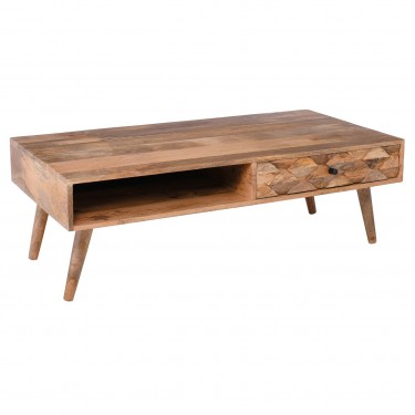 TEKA-W Τραπεζάκι Σαλονιού Καθιστικού, Ξύλο Mango Φυσικό  120x60x40cm [-Φυσικό-] [-Ξύλο-] ΕΑ7046,W