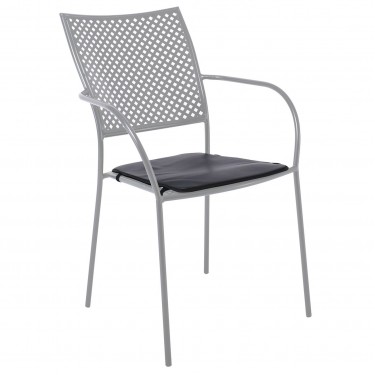 Μαξιλάρι Πολυθρόνας Pu Μαύρο πάχος 1cm (FERIA)  38x45x1cm [-Μαύρο-] [-PU - PVC-] Ε5145,Μ