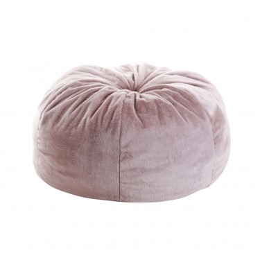 TICO LUXURY Πουφ Τεχνητή Γούνα Απόχρωση Sand, Αποσπώμενο Κάλυμμα - Εσωτερικού χώρου  80x80x76cm [-Μπεζ-Tortora-Sand-Cappuccino-] [-Τεχνητή Γούνα-] Ε016,2