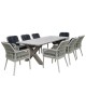 ALLEY Τραπέζι Dining Κήπου-Βεράντας ALU Grey  220x94x72cm [-Γκρι-] [-Αλουμίνιο-] Ε6842,2
