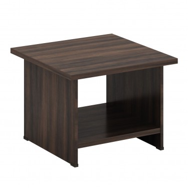 Τραπεζάκι Επισκέπτη Απόχρωση Σκούρο Καρυδί  60x60x45cm [-Καρυδί-] [-Melamine-] ΕΟ129,31