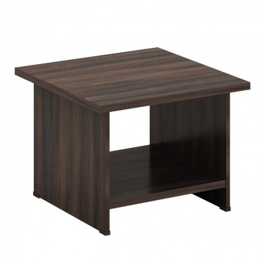 Τραπεζάκι Επισκέπτη Απόχρωση Σκούρο Καρυδί  60x60x45cm [-Καρυδί-] [-Melamine-] ΕΟ129,31
