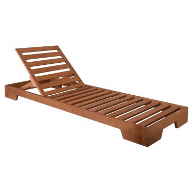 VERANO Ξαπλώστρα (B) Οξιά, Βαφή Εμποτισμού Απόχρωση Μελί  75x213x16cm [-Καρυδί-] [-Ξύλο-] Ε226,1