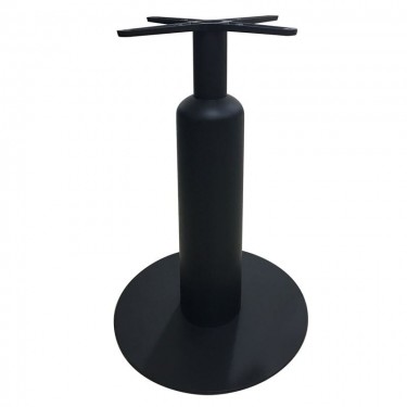 TOBY Βάση Τραπεζιού Μέταλλο Βαφή Μαύρο  Φ50cm H.72cm [-Μαύρο-] [-Μέταλλο-] Ε0620