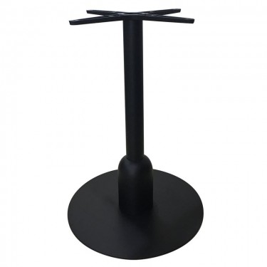 BORG Βάση Τραπεζιού Μέταλλο Βαφή Μαύρο (18,10kg)  Φ50cm H.72cm [-Μαύρο-] [-Μέταλλο-] Ε0621