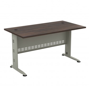 COMPACT Γραφείο Απόχρωση Σκούρο Καρυδί  120x80x75cm [-Γκρι-, -Καρυδί-] [-Melamine-, -Μέταλλο-] ΕΟ980,1