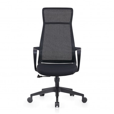 BF2990  Πολυθρόνα Γραφείου Διευθυντή, Mesh Μαύρο, Ύφασμα Μαύρο  73x67x118/128cm [-Μαύρο-] [-Ύφασμα Mesh-, -Ύφασμα-] ΕΟ616,1