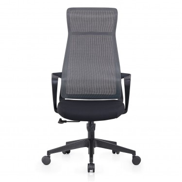 BF2990  Πολυθρόνα Γραφείου Διευθυντή, Mesh Γκρι, Ύφασμα Μαύρο  73x67x118/128cm [-Γκρι-, -Μαύρο-] [-Ύφασμα Mesh-, -Ύφασμα-] ΕΟ616,2