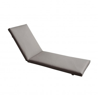 SUNLOUNGER Μαξιλάρι Ξαπλώστρας PVC Γκρι με Φερμουάρ & Velcro (Foam Polyester)  196(78 118)x60x7cm [-Γκρι-] [-PU - PVC-] Ε2017,81