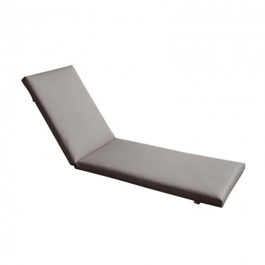 SUNLOUNGER Μαξιλάρι Ξαπλώστρας PVC Γκρι με Φερμουάρ & Velcro (Foam Polyester)  196(78 118)x60x7cm [-Γκρι-] [-PU - PVC-] Ε2017,81