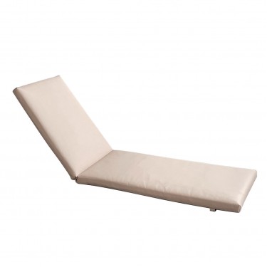 SUNLOUNGER Μαξιλάρι Ξαπλώστρας PVC Μπεζ με Φερμουάρ & Velcro (Foam Polyester)  196(78 118)x60x7cm [-Μπεζ-Tortora-Sand-Cappuccino-] [-PU - PVC-] Ε2017,82
