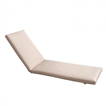 SUNLOUNGER Μαξιλάρι Ξαπλώστρας PVC Μπεζ με Φερμουάρ & Velcro (Foam Polyester)  196(78 118)x60x7cm [-Μπεζ-Tortora-Sand-Cappuccino-] [-PU - PVC-] Ε2017,82