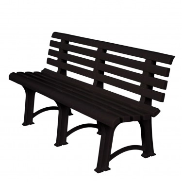 ATENA Παγκάκι Κήπου-Βεράντας, PP Ανθρακί  150x73x51cm [-Ανθρακί-] [-PP - PC - ABS-] Ε368,2