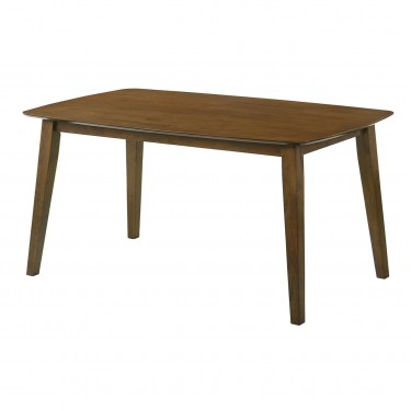 DOM Τραπέζι Τραπεζαρίας, Mdf Απόχρωση Καρυδί  150x90x75cm [-Καρυδί-] [-Ξύλο-] Ε803,2