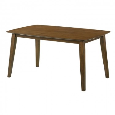 DOM Τραπέζι Τραπεζαρίας, Mdf Απόχρωση Καρυδί  150x90x75cm [-Καρυδί-] [-Ξύλο-] Ε803,2